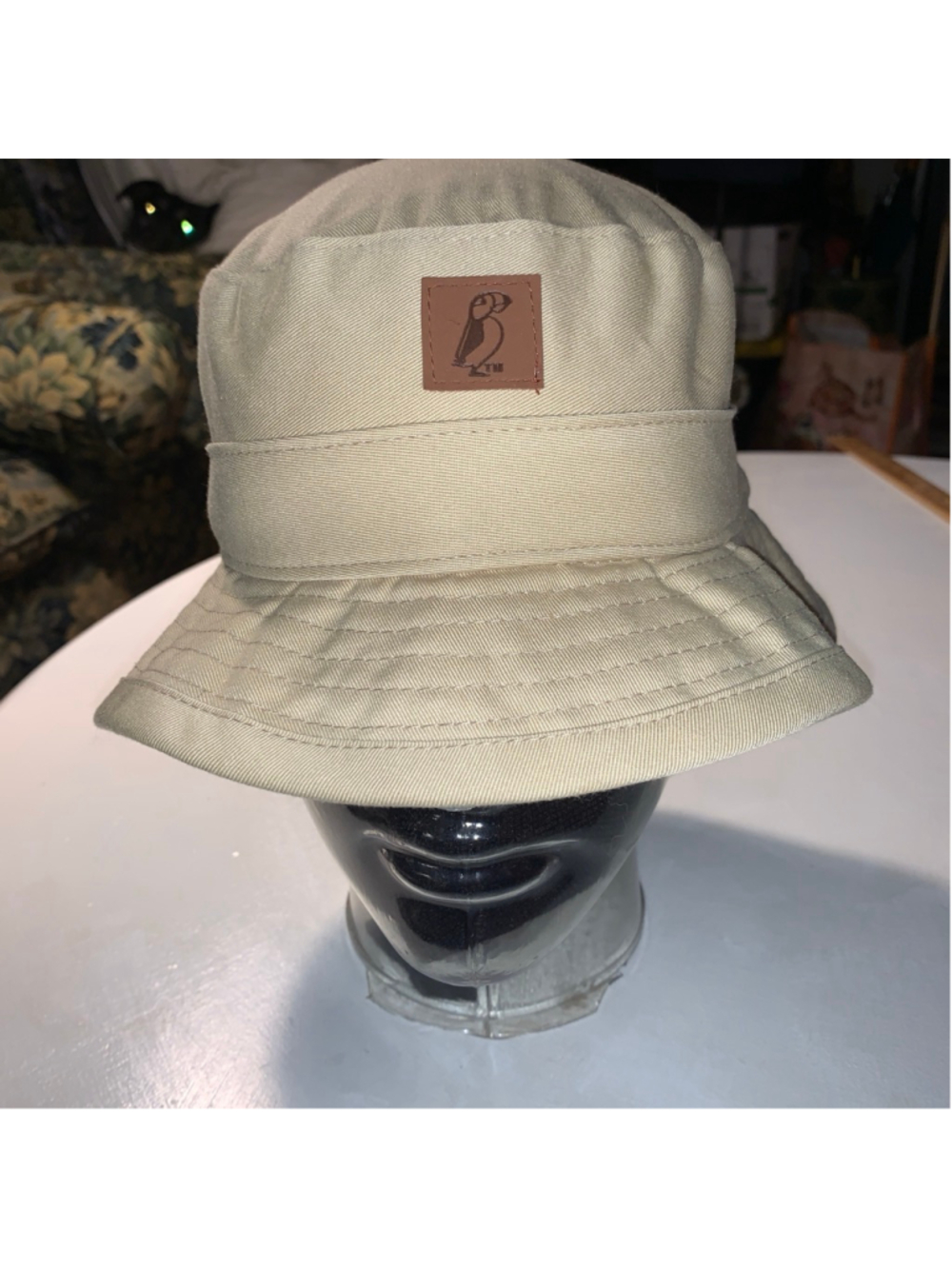 Unisex Puffin Gear Beige SPF Fabric Bucket Hat One Size